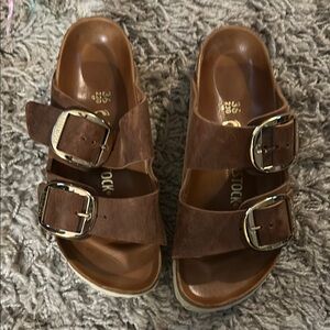 Birkenstock women Brown Sandals